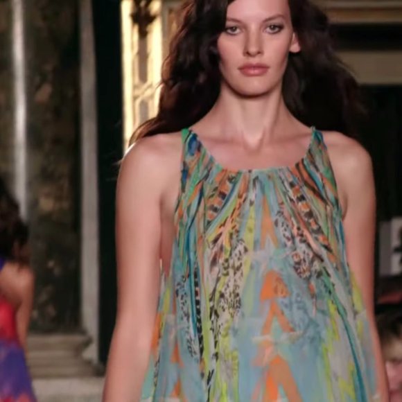 Emilio Pucci Runway Ready To Wear Silk Chiffon Maxi Dress - Picture 10 of 16